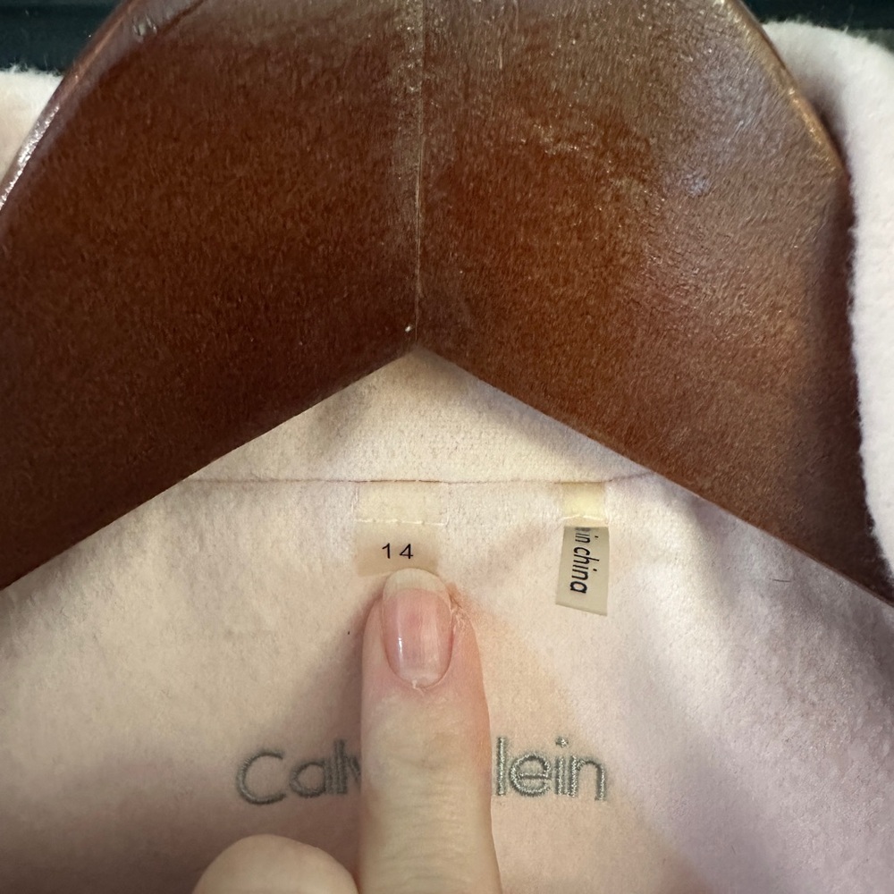 Calvin Klein Pink winter pea coat 14 - Picture 7 of 8